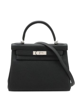 Herm&egrave;s 2024 Togo Kelly II Retourne 28 satchel - Nero
