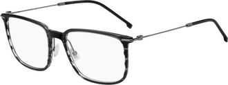 HUGO BOSS BOSS 1484 0VQ7 00 Striped Grey Ruthenium 56mm