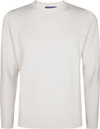 Drumohr Maglia GC Rasato Tubico - Heren - Ronde hals truien - Grijs - M - Truien & Vesten