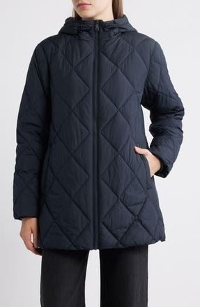 Bernardo Quilted Packable Puffer Jacket in Navy at Nordstrom Rack, Size X-Small