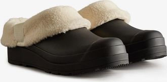 Hunter Womens Hunter Play Insulated Rubber Womens Black Garden Shoes - Size: 5