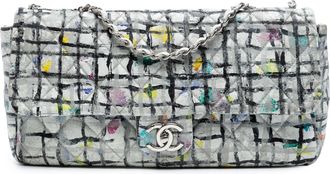 Chanel Tweedehands Medium Kalfsleer Handgeschilderde Graffiti Flap