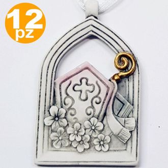 Trade Shop Trade Shop - Bomboniera Bomboniere Per Cresima Arco Sacro Simbolo Mitria Ceramica Appendino