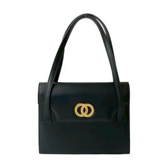 Celine Pre-owned Vintage Calf Leather Handbag - Dames - Pre-owned - Zwart - Maat: ONE Size Leer