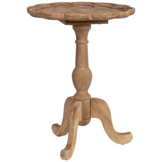 Wanderlust Deco Mesa de centro de madera marr&oacute;n 45x45x62h cm