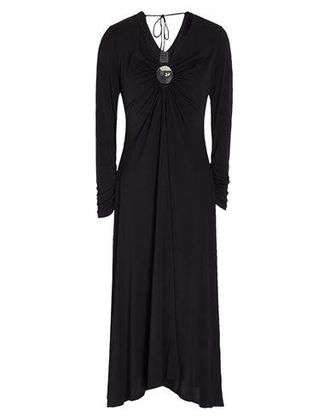 8 by YOOX EMBELLISHED RUCHED MIDI DRESS W