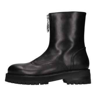 Dondup Schoenen, Dames, Zwart, 40 EU, Leer, Leren enkellaarzen