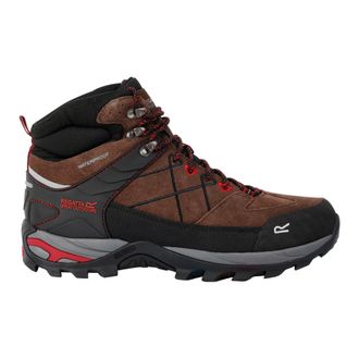Regatta Mens Samaris Pro II Suede Walking Boots (Chestnut/Rio Red) - Size UK 9.5