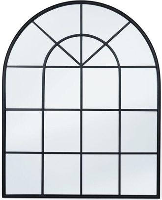 IDMarket Specchio ad arco in vetro di design industriale 80x100 cm