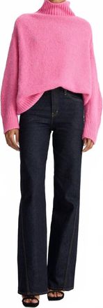A.L.C. Nelson Wool Turtleneck Sweater In Pink