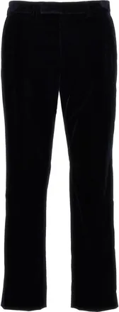 Gucci Dark Blue Velvet Pants