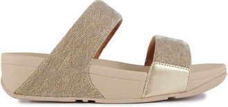 FitFlop Fitflop Womens Lulu Glitz Sandals - Natural Textile - Size UK 6