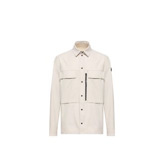 Moncler Moncler Zip-up Shirt Jacket, Men, White, Size: Xxl