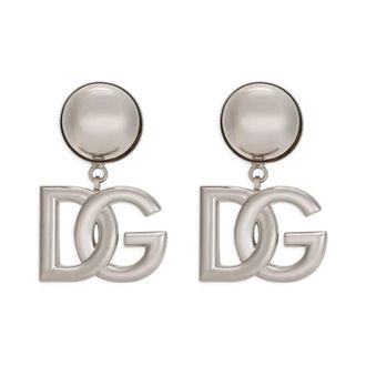 Dolce & Gabbana Oorbellen - Dames - Oorbellen - Grijs - ONE Size - Accessoires