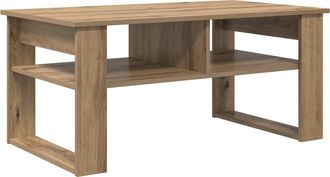 vidaXL Mesa De Caf&eacute; Roble Artisan 96 X 54 X 44 Cm Madera De Ingenier&iacute;a Vidaxl