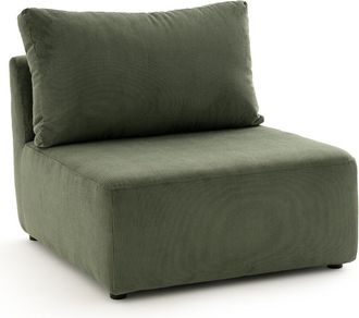 La Redoute Interieurs Modulaire zetel geribd fluweel, Monica