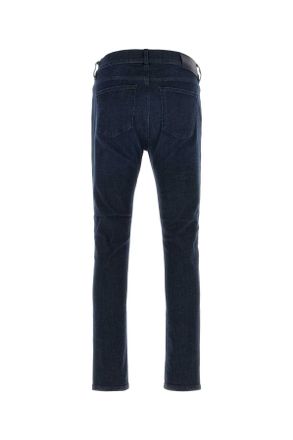 Pantaloni Torino Mens Dark Blue Stretch Denim Jeans Mn34