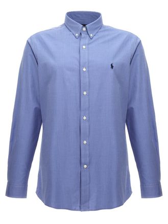 Polo Ralph Lauren Light Blue Logo Embroidery Shirt