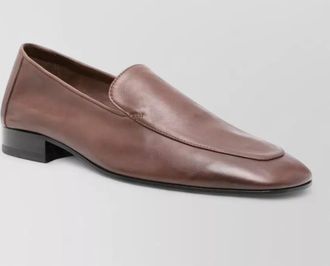 Dries Van Noten loafers square toe low block heel leather