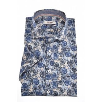 Hatico Casual overhemden - Heren - Overhemden - Blauw - Maat: XL Katoen