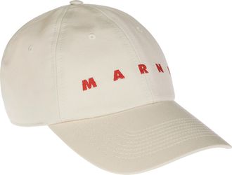 Marni Classic Six-Panel Cap with Bold Lettering
