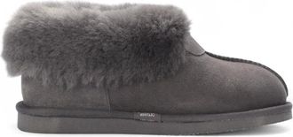 TruClothing Sheepskin Suede Comfort Slip-On Bootie Slippers