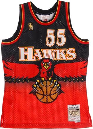 Mitchell & Ness Basketbal Tanktop Swingman Jersey Mutombo - Heren - Fitness - Veelkleurig - S - Polyester - Fitness