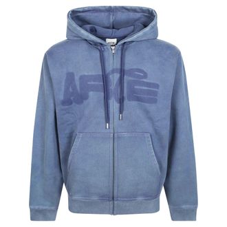 Arte Fadeout Zip Hoodie - Heren - Vesten met rits - Blauw - S - Katoen - Hoodies & sweatvesten