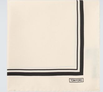 Tom Ford Printed silk pocket square