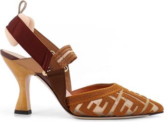 Fendi Colibr&igrave; Ff Fabric Pumps-Donna