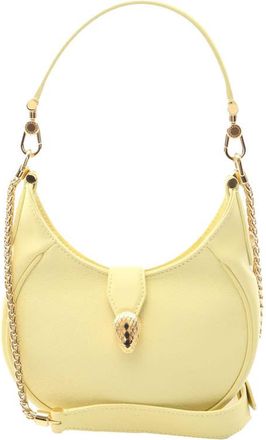Bulgari Pre-owned Bvlgari Small Leather Serpenti Ellipse Satchel Ladies ACUALMC6UIRH6YHA