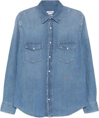 Jacob Cohen Denim overhemd - Heren - Spijkeroverhemden - Blauw - S - Denim - Overhemden