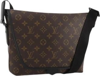 Louis Vuitton Pre-owned Monogram Macassar Schoudertas - Dames - Vintage Schoudertas - Bruin - ONE Size - Leer - Vintage