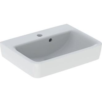 Keramag Geberit Handwaschbecken Renova Plan 50x38cm M Hahnloch Mit &Uuml;berlauf Wei&szlig; Kt