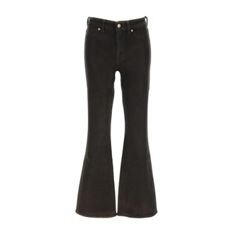 7 For All Mankind Flared Jeans - Dames - Flared Jeans - Bruin - W25 - Katoen - Jeans