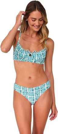 Swim Systems Avila Underwire Bikini Swimsuit Top in Surf Tile Scrunch at Nordstrom, Size Xx-Large
