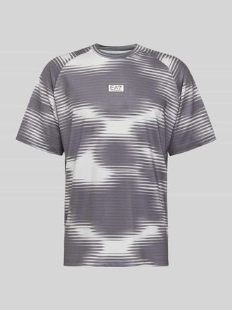 Emporio Armani Regular Fit T-Shirt mit Logo-Applikation in Anthrazit, Gr&ouml;&szlig;e XXXL