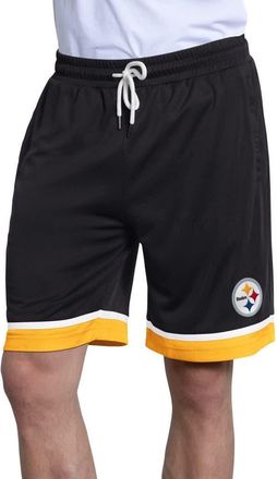 Starter Mens Starter Black Pittsburgh Steelers Power Play Mesh Shorts at Nordstrom, Size Small