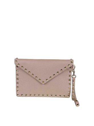 Valentino Garavani Rockstuded clutch