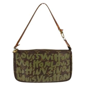 Louis Vuitton Pre-owned Monogram Graffiti Pochette - Dames - Pre-owned - Veelkleurig - Maat: ONE Size Taf