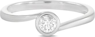 Luxury Bazaar 14K white gold diamond ring - women - 14kt White Gold - One Size