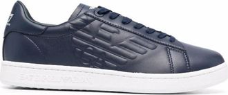 Emporio Armani Dynamic Blue Tennis Sneakers - Heren - Sneakers - Blauw - 40 2/3 EU - Polyester - Schoenen