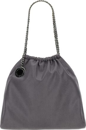 Stella McCartney Falabella Classic Medium Schoudertas - Dames - Schoudertassen - Grijs - ONE Size - Polyester - Tassen