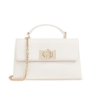 Furla Handbags, female, Beige, Size: ONE SIZE Diamante Mini Handbag