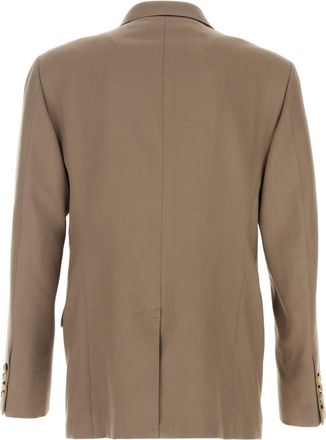 Valentino Garavani Mens Petto Blazer Beige Blazers