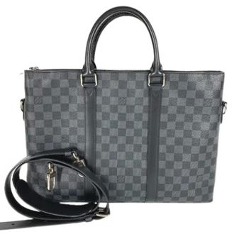 Louis Vuitton Pre-owned Damier Graphite Briefcase - unisex - Louis Vuitton Vintage - Vintage Bags - Black - ONE SIZE - Pre-owned