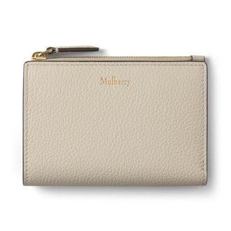 Mulberry Continental Bifold Zipped Wallet in Chalk at Nordstrom