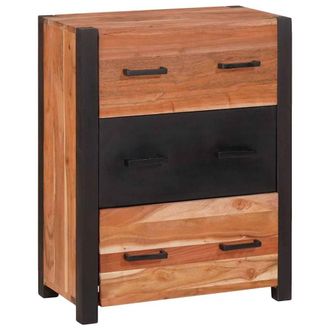 Berkfield Home Beautiful Buffets & Sideboards Brown 55 x 30 x 75 cm Solid acacia wood