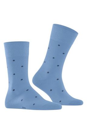 Falke Polka Dot Crew Socks in Cornflower at Nordstrom, Size X-Large