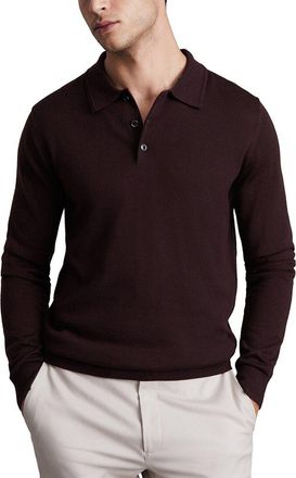 Reiss Trafford Half Button M Wool Sweater